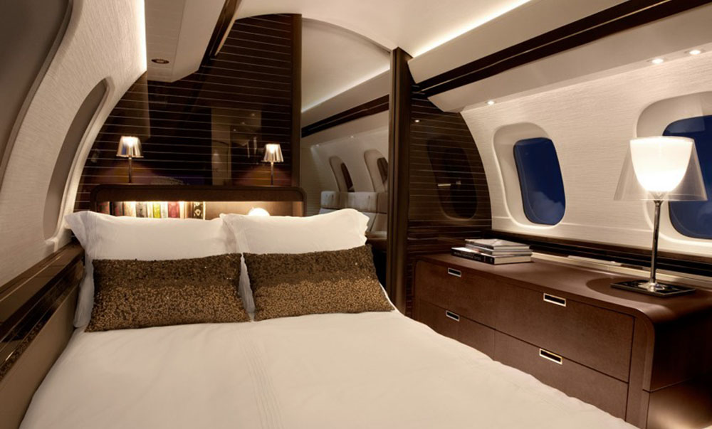 Cloud comforts: Exploring sleep options on private jets - Camber ...