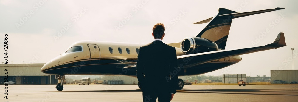 abobeimage04 Adobe AI Stock image, Private Jet