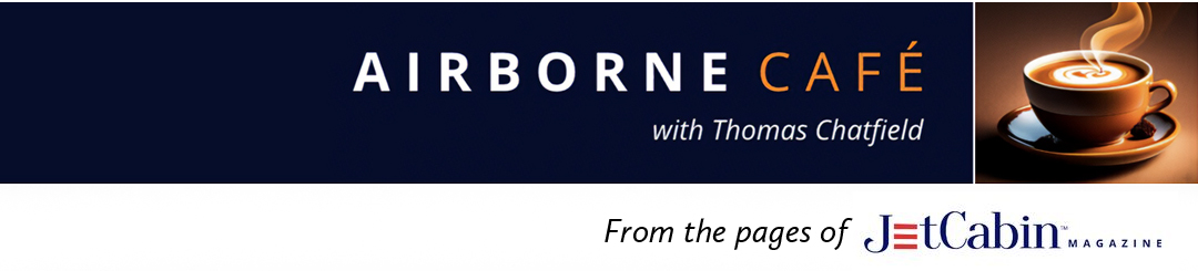 Airborne cafe banner 2026 JetCabin Magazine